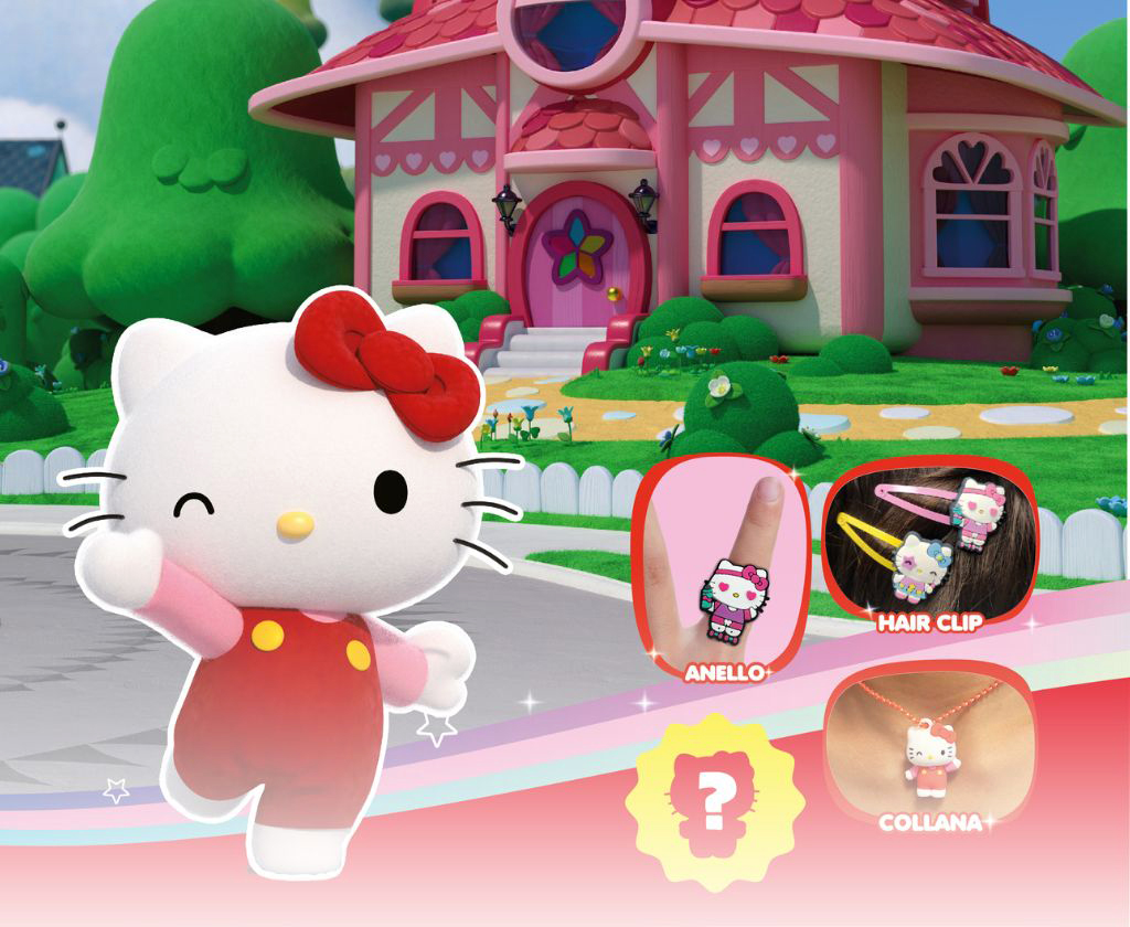 Hello Kitty Brusande Badbomb med överraskning - Rosa - 5