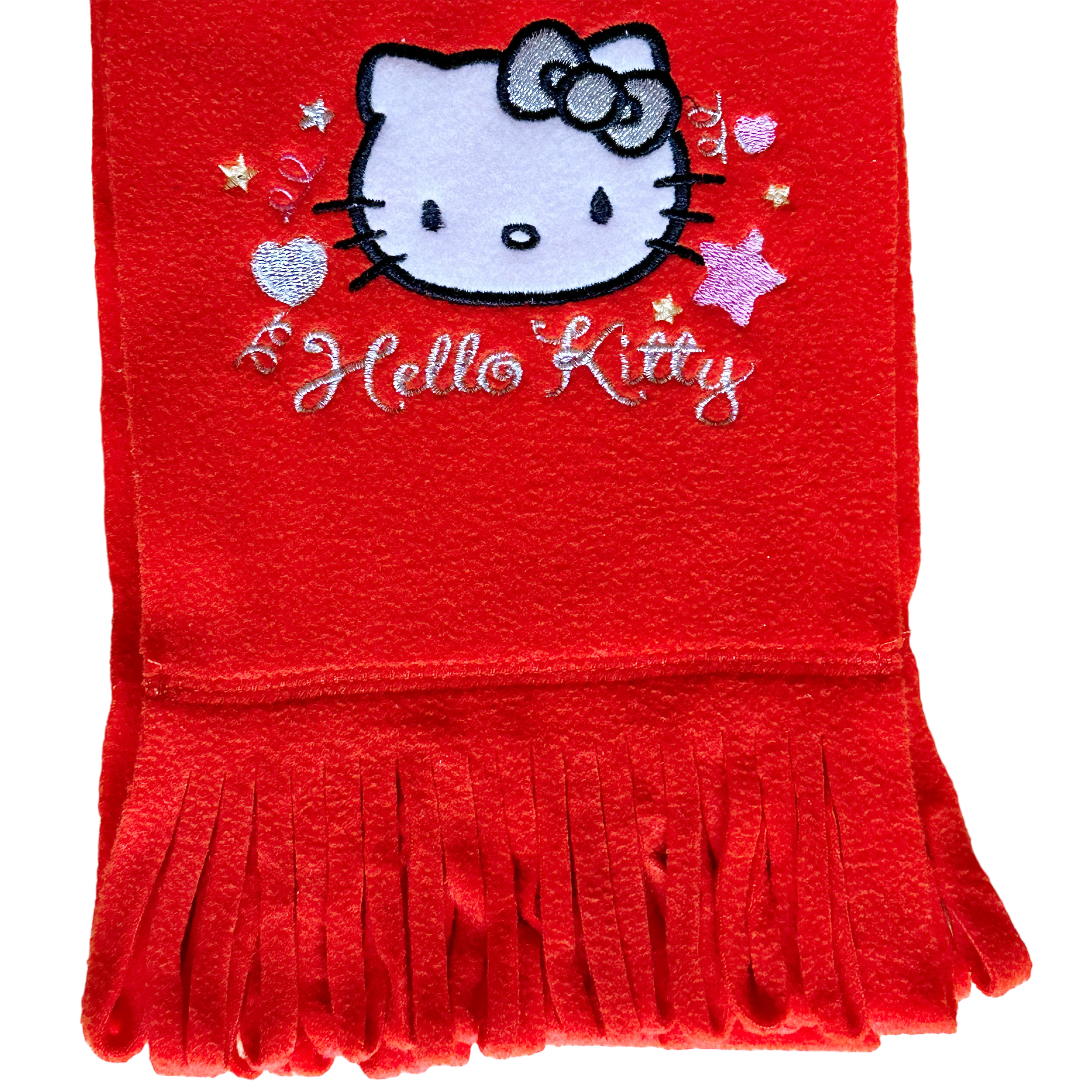 Hello Kitty Halsduk - Röd Fleece - 2