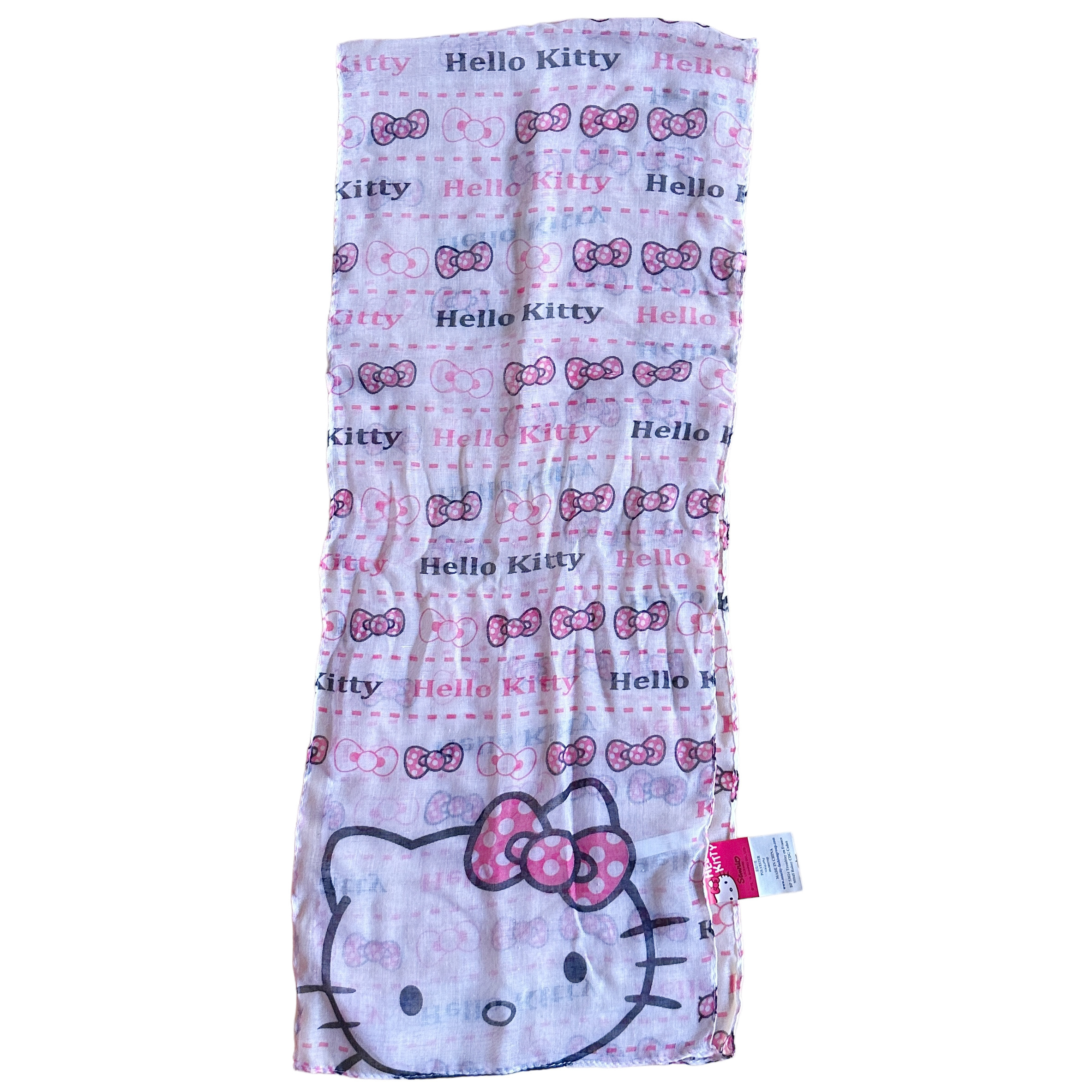 Hello Kitty Sjal Vit/Rosa - 3