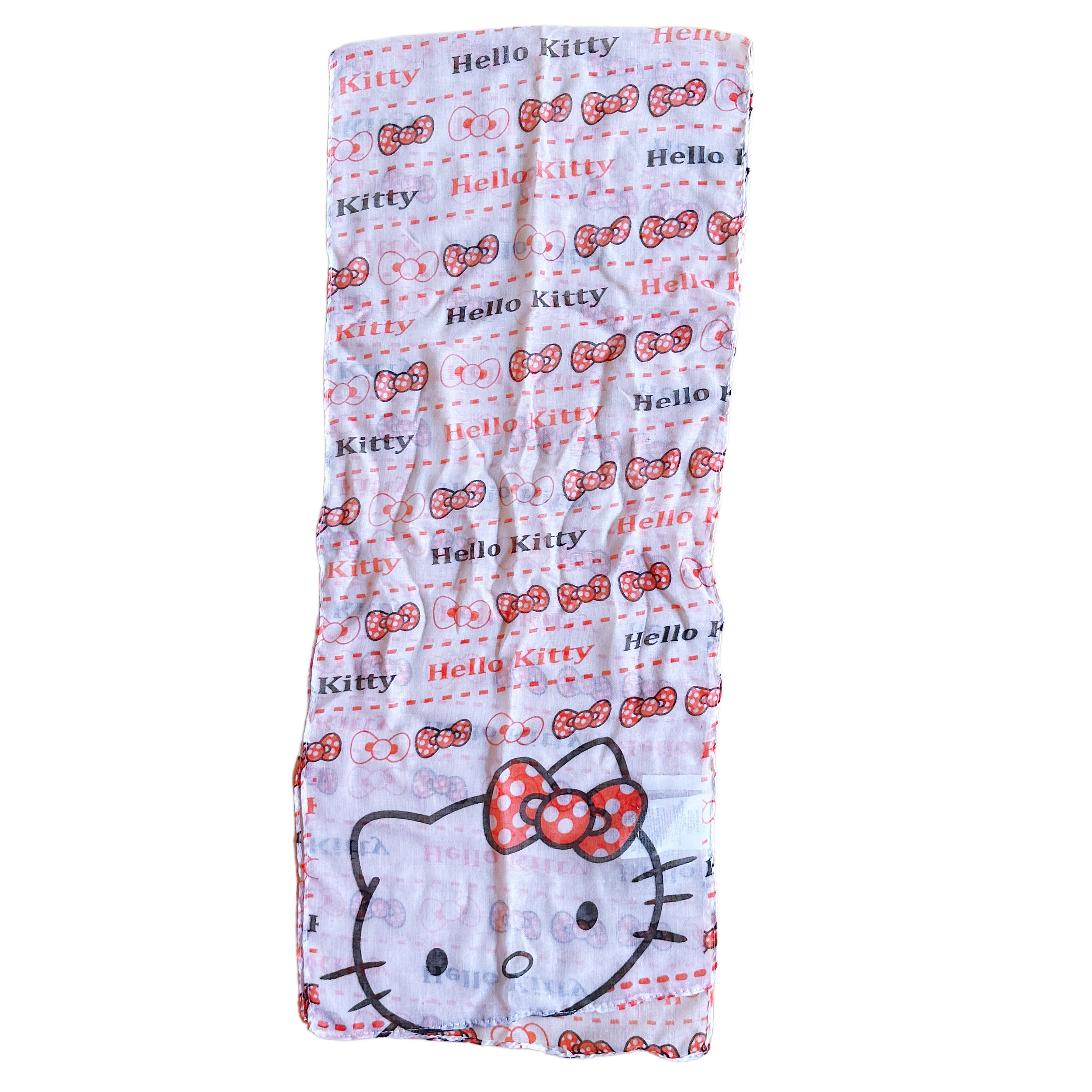 Hello Kitty Sjal Vit/Röd - 3