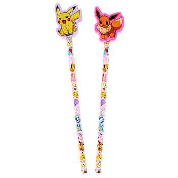 Pokémon Blyertspennor med figurformade suddgummin 