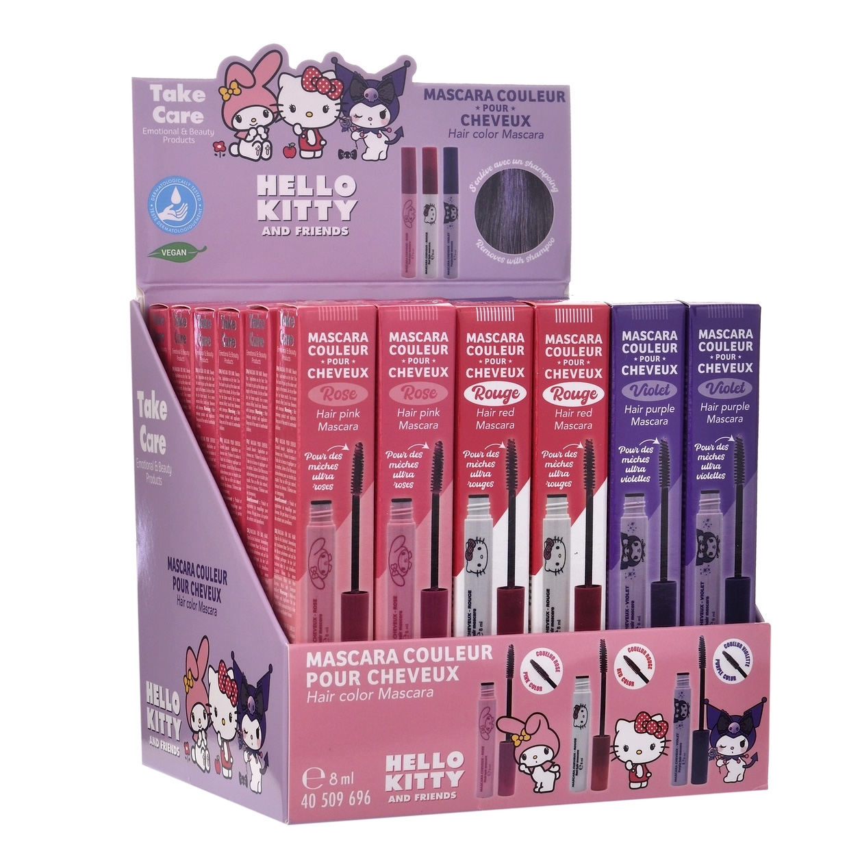 Hello Kitty, My Melody, Kuromi Hårmascara -  8 ml - 6