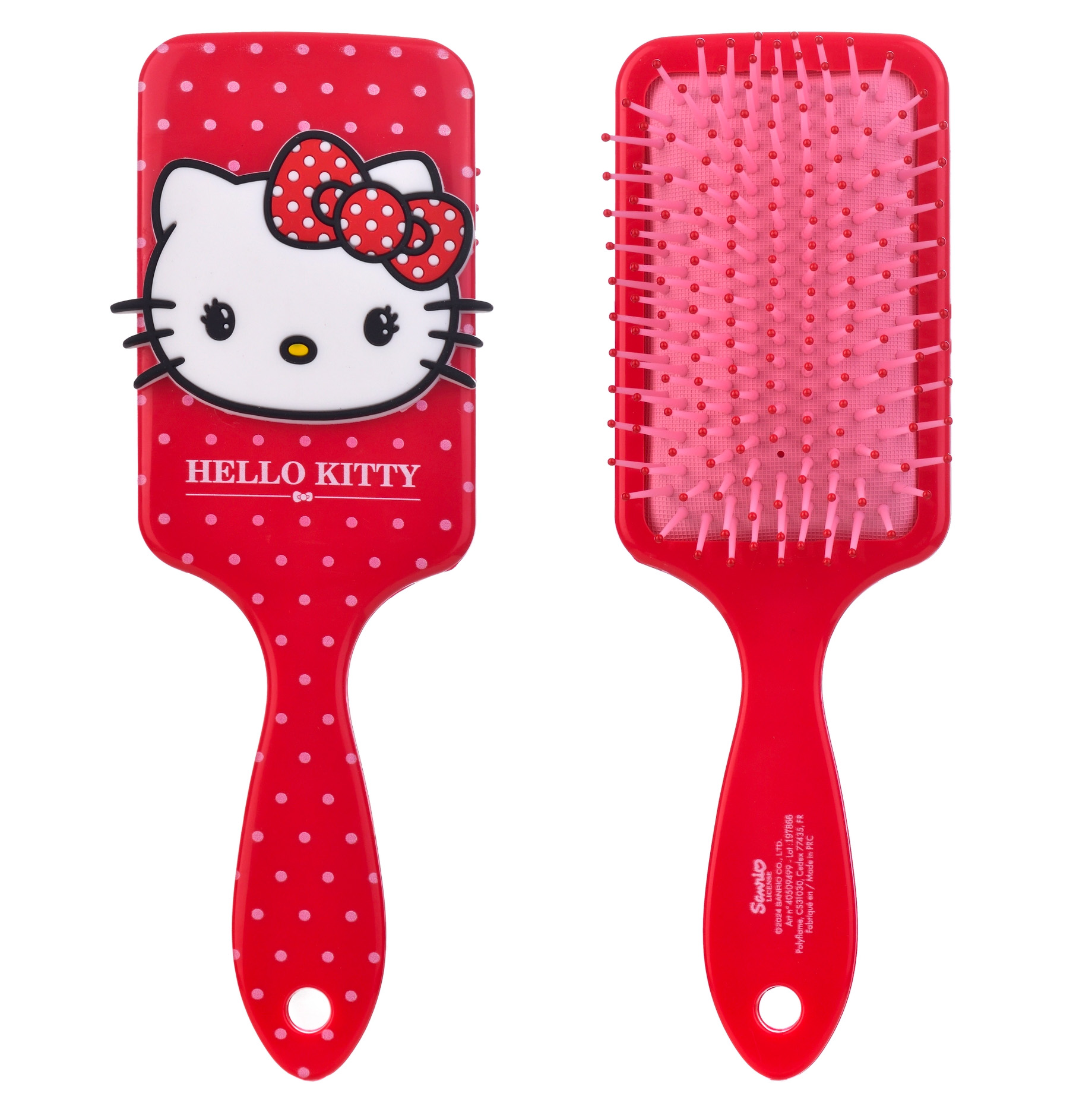 Hello Kitty Hårborste - Röd
