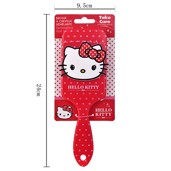 Hello Kitty Hårborste - Röd