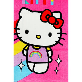 Hello Kitty Handduk - Rainbow 30 x 50 cm