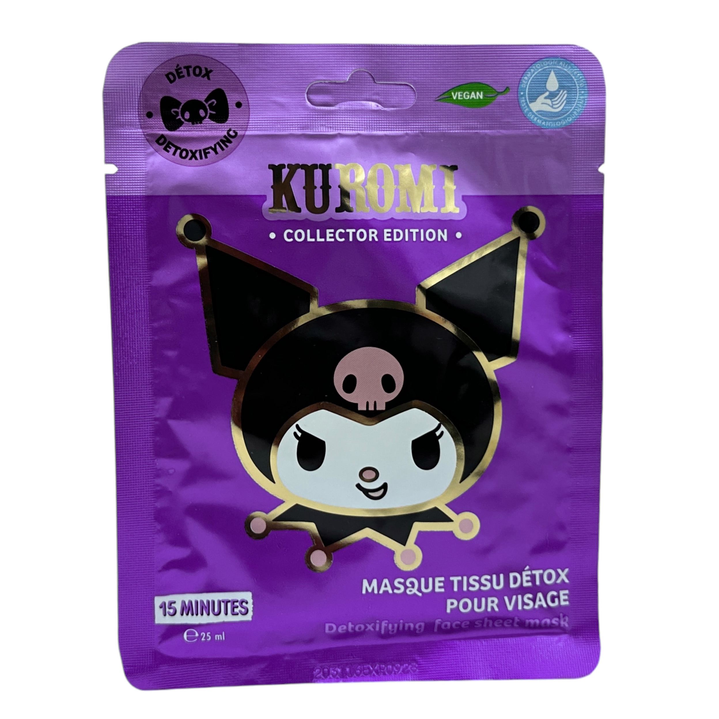 Hello Kitty & Friends Kuromi&nbsp; Ansiktsmask - Detoxifying
