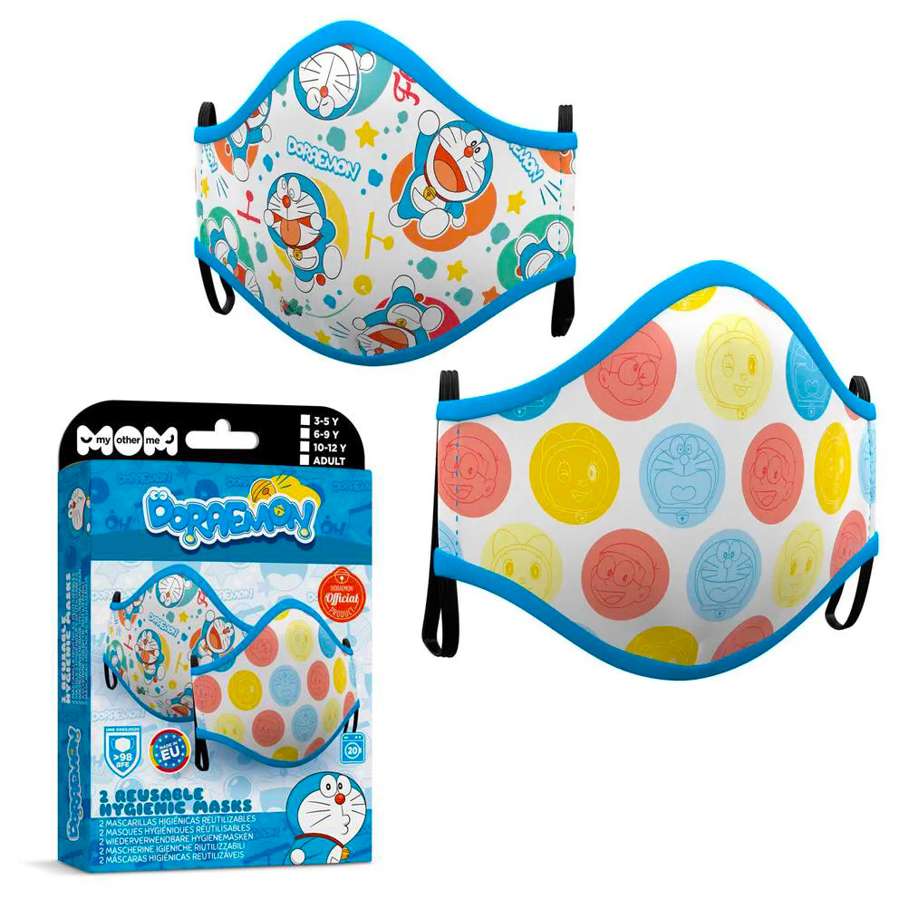 Doraemon Ansiktsmask 2-pack