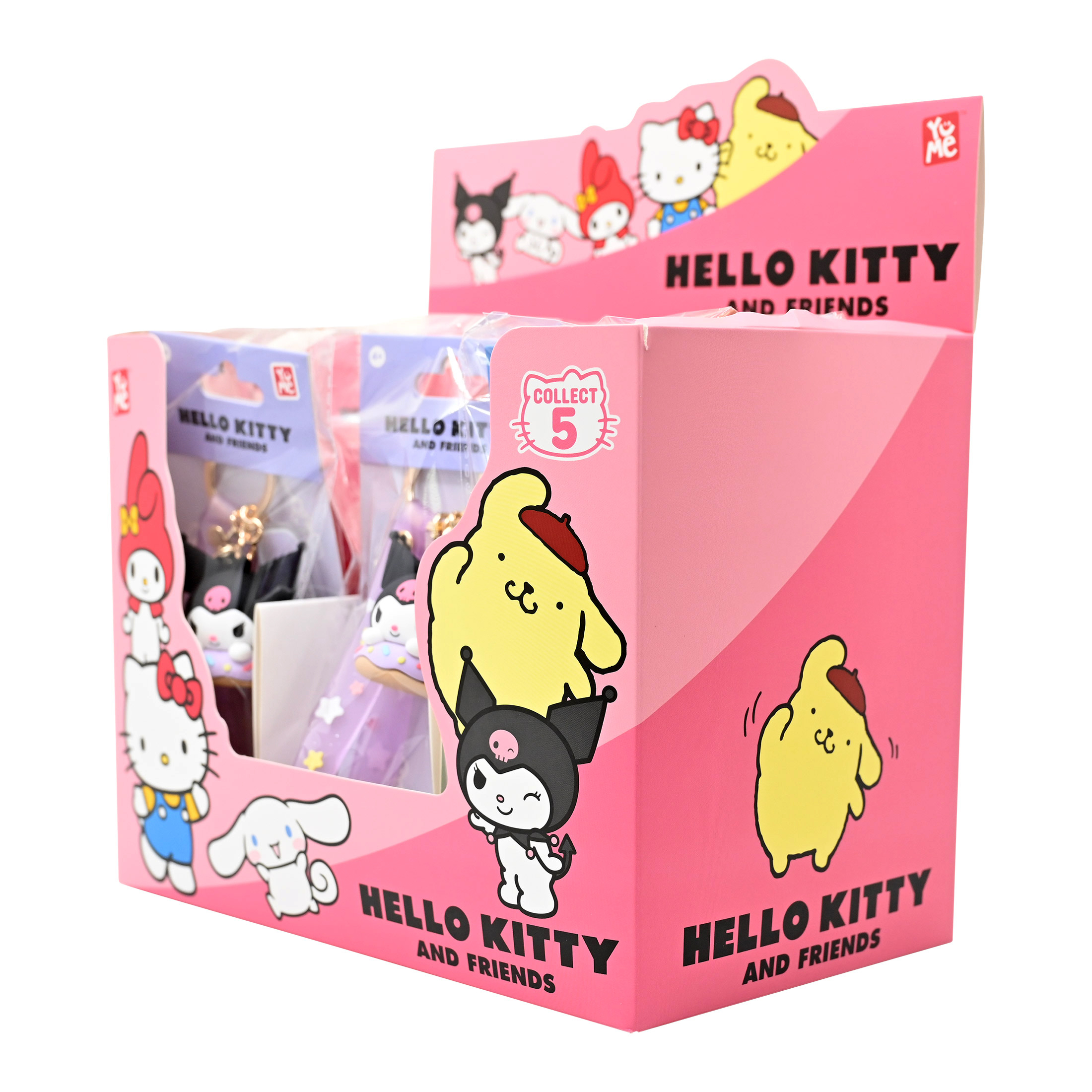 My Melody 3D nyckelring/bag charm med silikonband - Donut - 6
