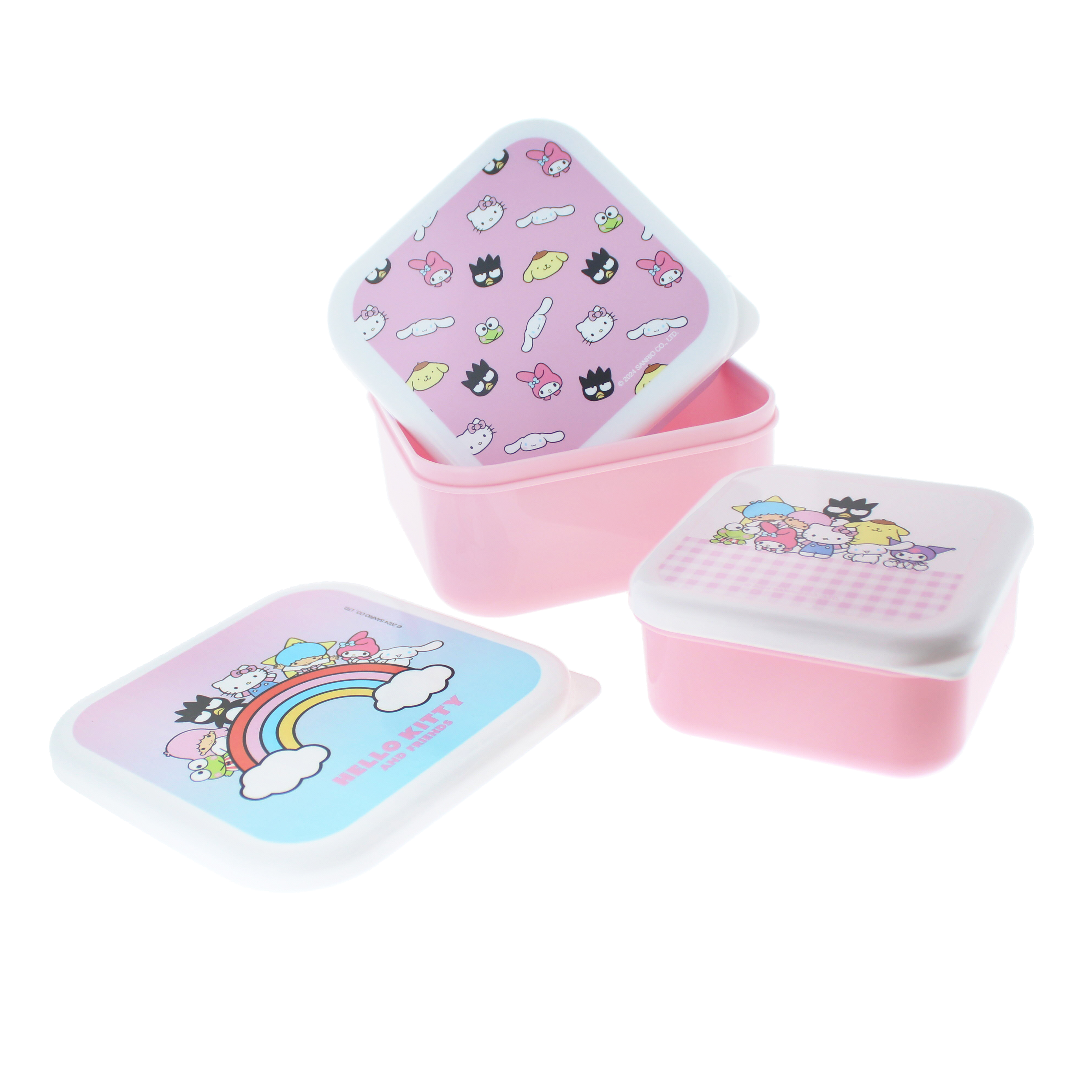 Hello Kitty & Sanrio Friends 3-Pack Matlådor - 7