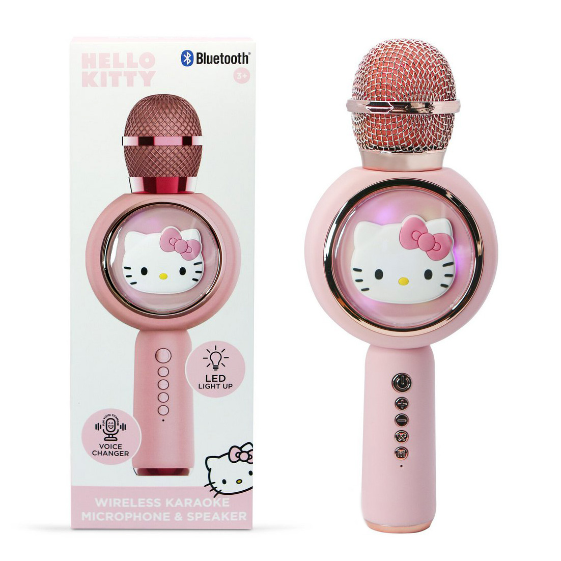 Hello Kitty - PopSing LED Light - Wireless Karaoke Microphone