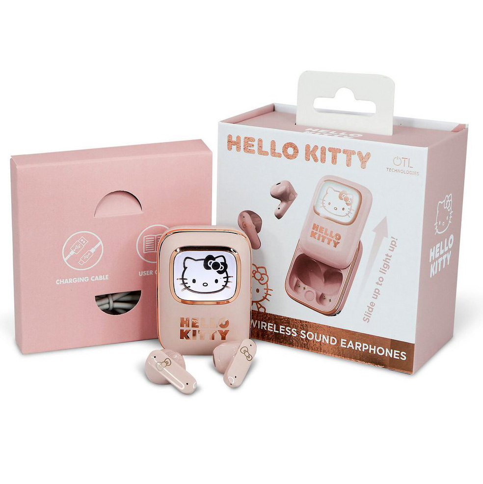 Hello Kitty Slide Case - TWS Earpods i Rosa - 5