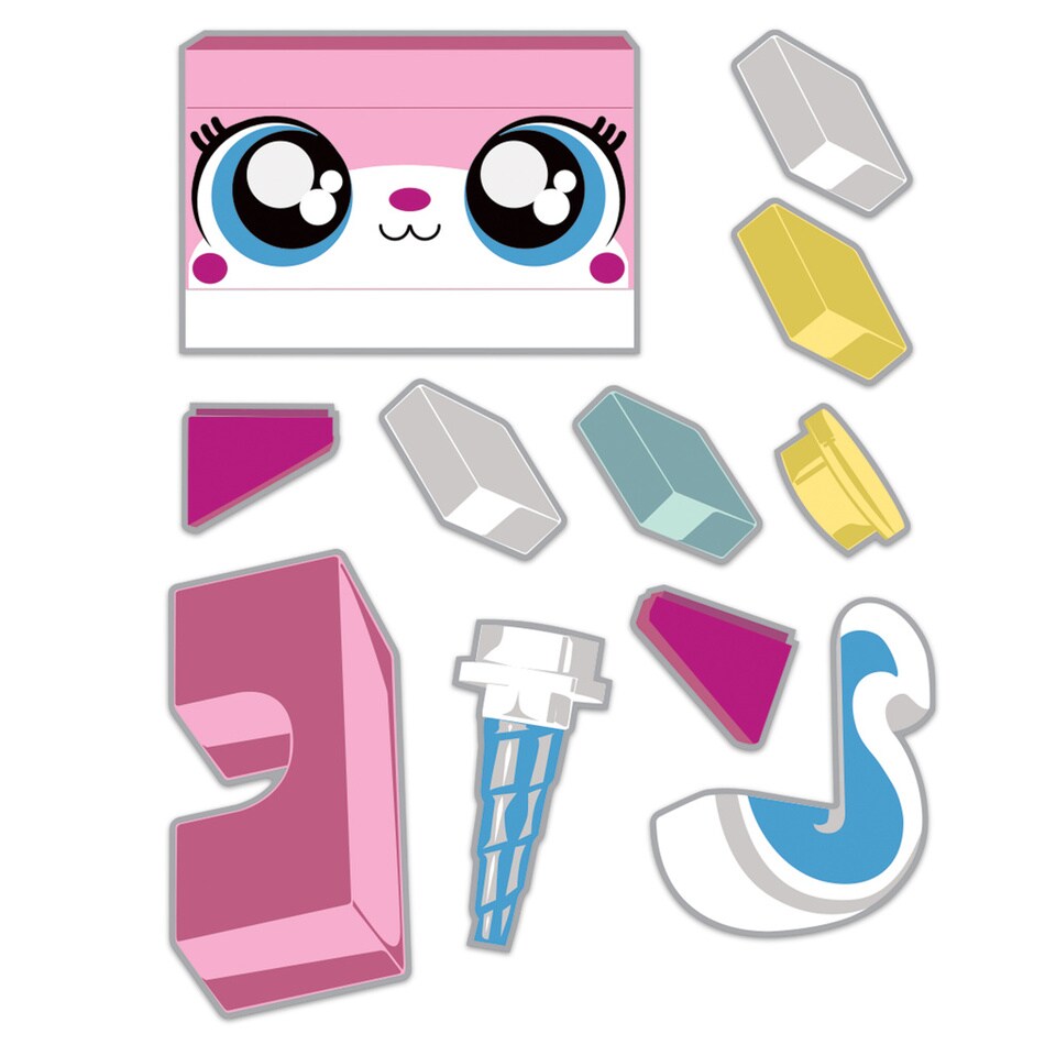 LEGO® Movie 2 Staticker Väggstickers Unikitty - 4