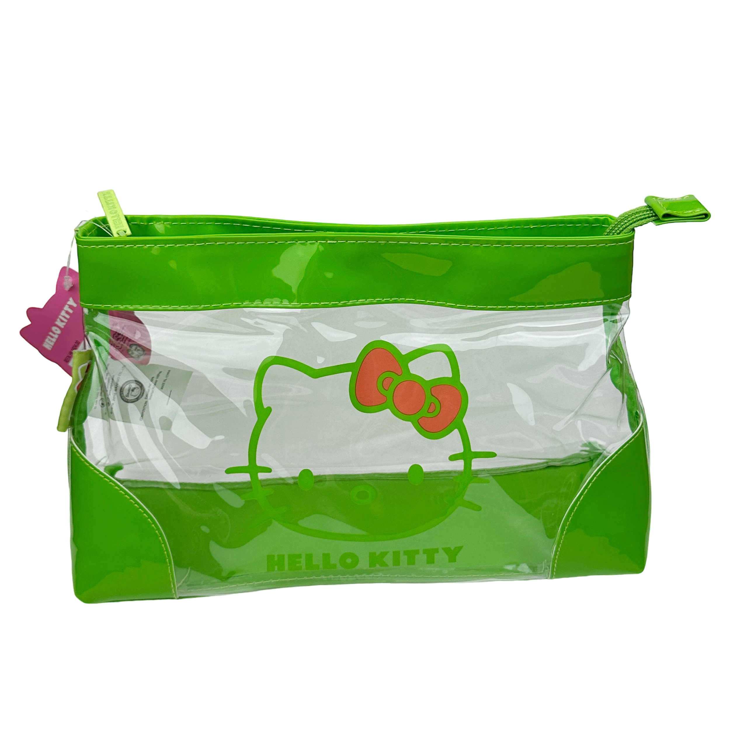 Hello Kitty Transparent Necessär - Grön - 5