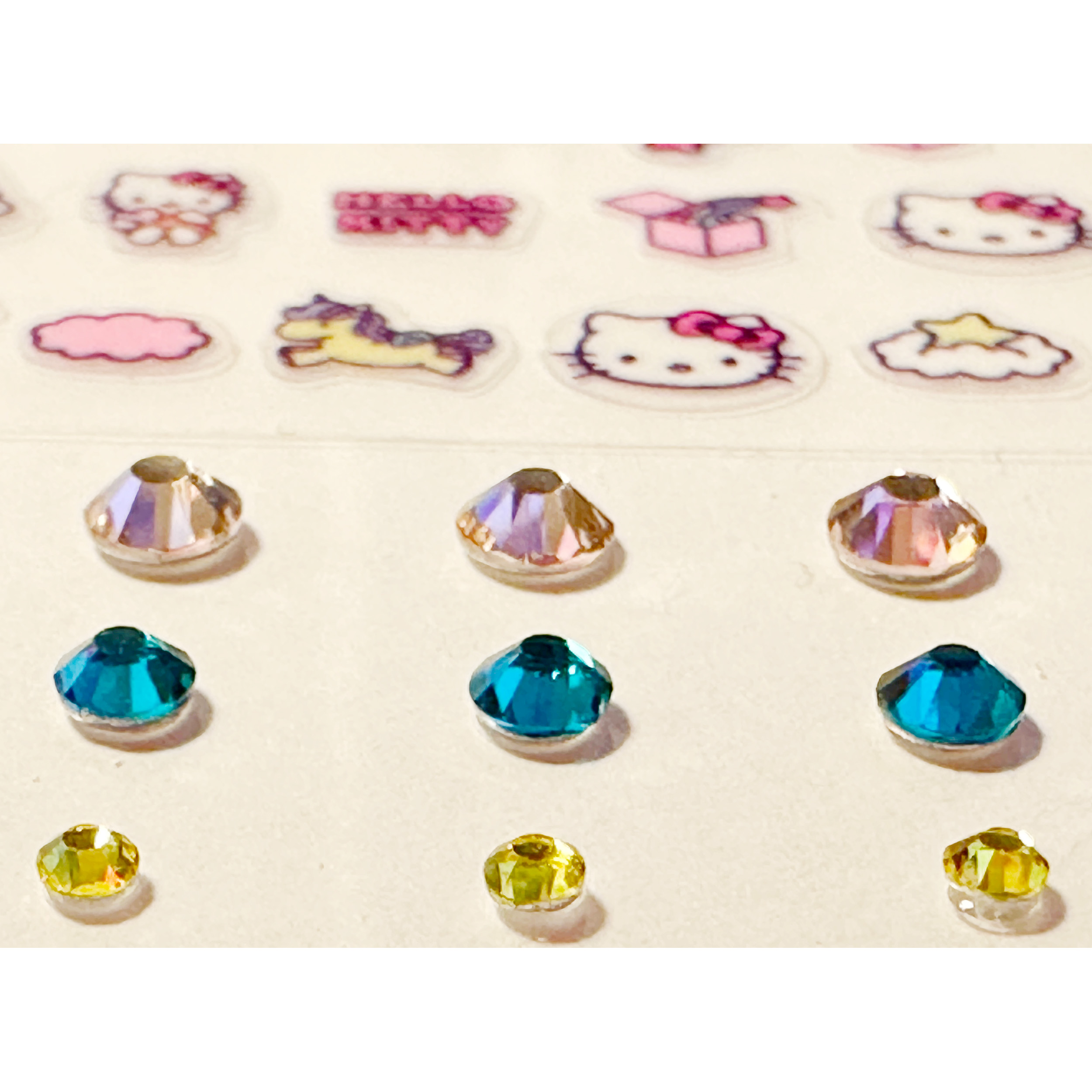 Hello Kitty Nagelstickers & Rhinestones - 3