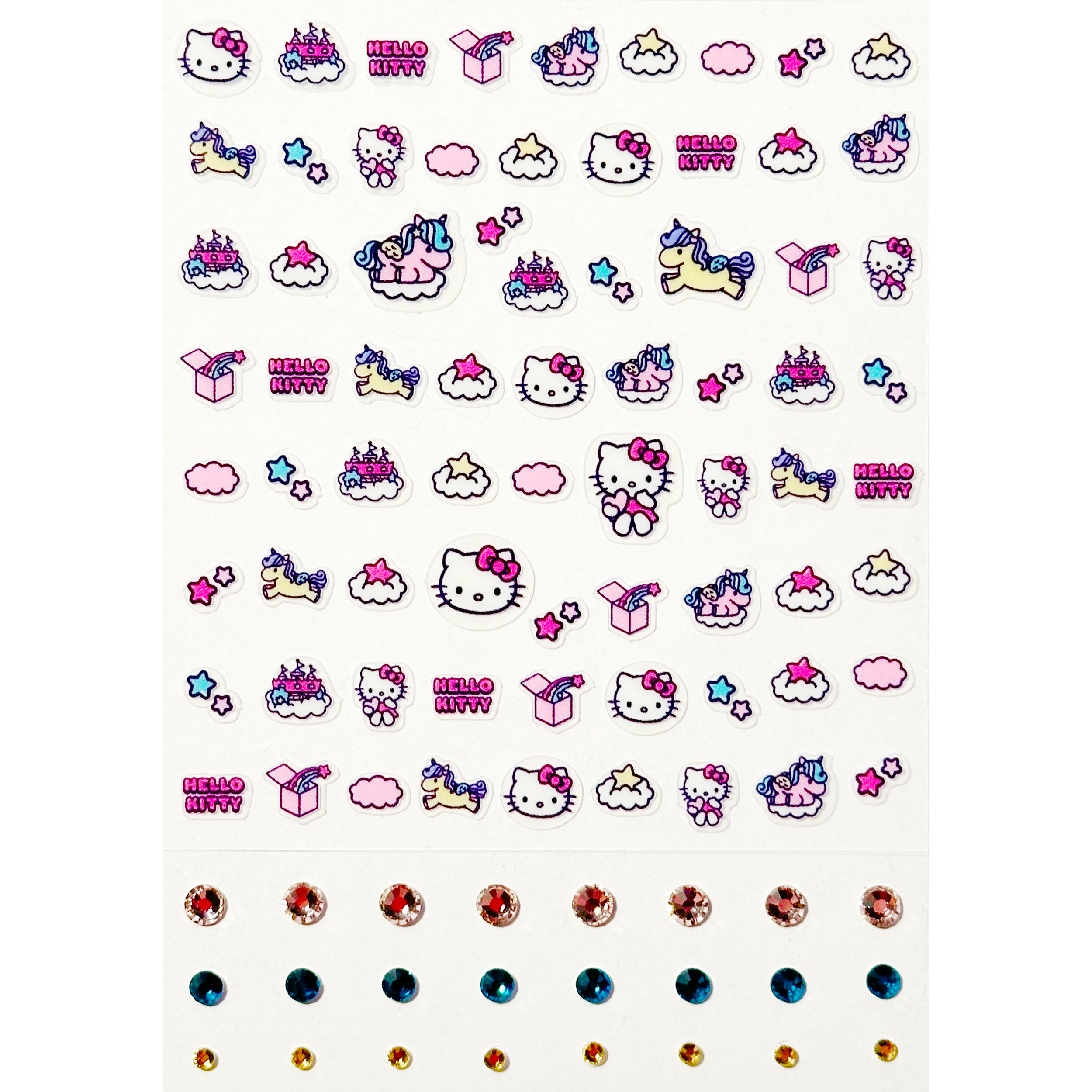 Hello Kitty Nagelstickers & Rhinestones - 5