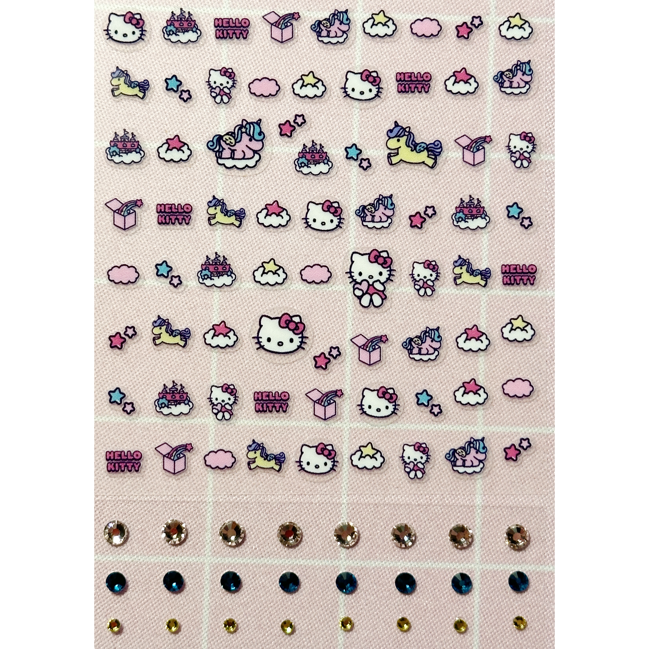 Hello Kitty Nagelstickers & Rhinestones - 4