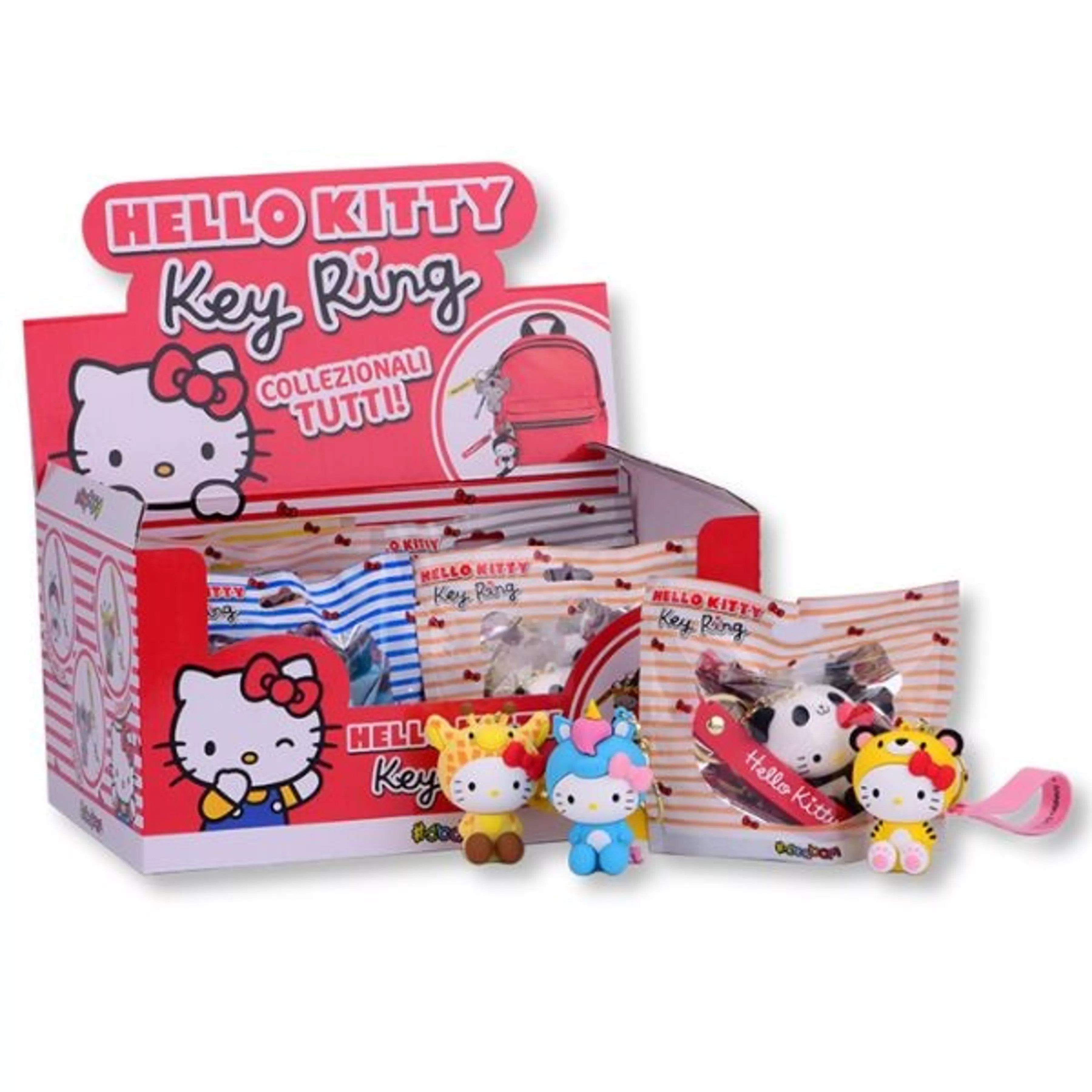 Hello Kitty 3D nyckelring med silikonband - Unicorn - 5