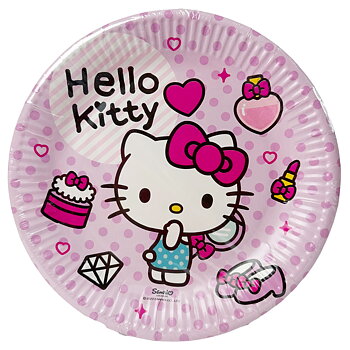 Sanrio Hello Kitty Papptallrikar 8-pack