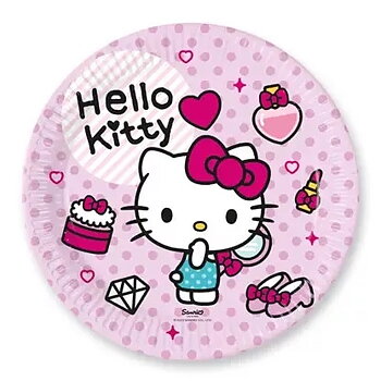 Sanrio Hello Kitty Papptallrikar 8-pack