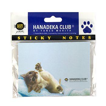 Hanadeka Japan Katt Post it Notes - Blått