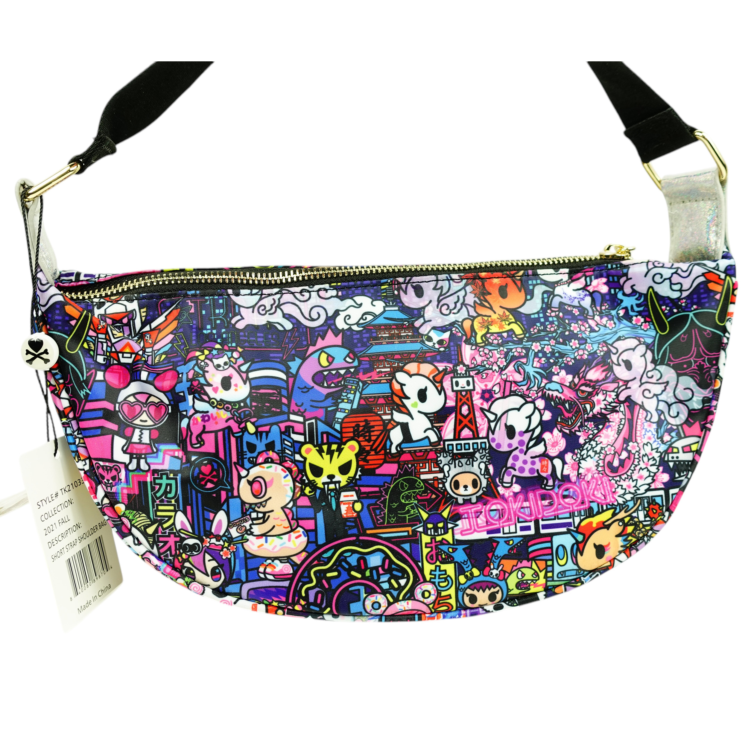 Tokidoki Short Strap Shoulder Bag - Midnight Metropolis - 2