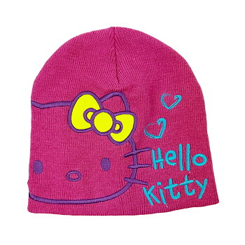 Hello Kitty Set Mössa & Vantar - Rosa - Storlek 52 & 54