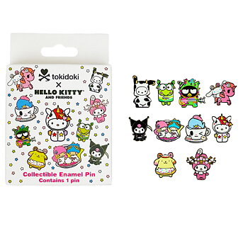 Tokidoki x Hello Kitty and Friends Emalj Pin Blind Box