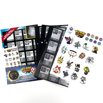 Yo-Kai Watch Medaljpärmsidor + Medalj + Klistermärken - Serie 2