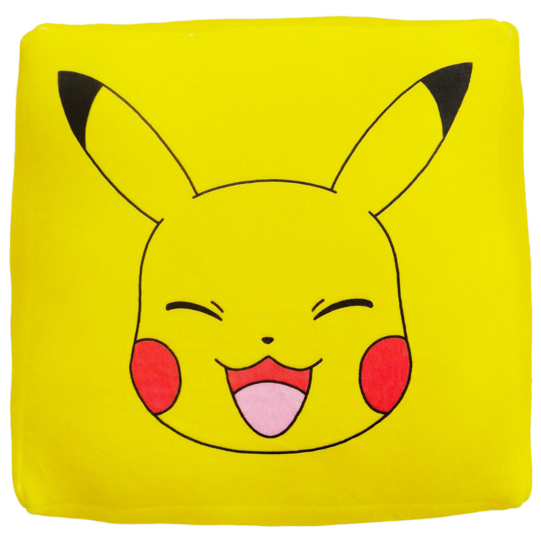 Pokémon Pikachu Kub Plysch Kudde 28 x 28 cm - 4