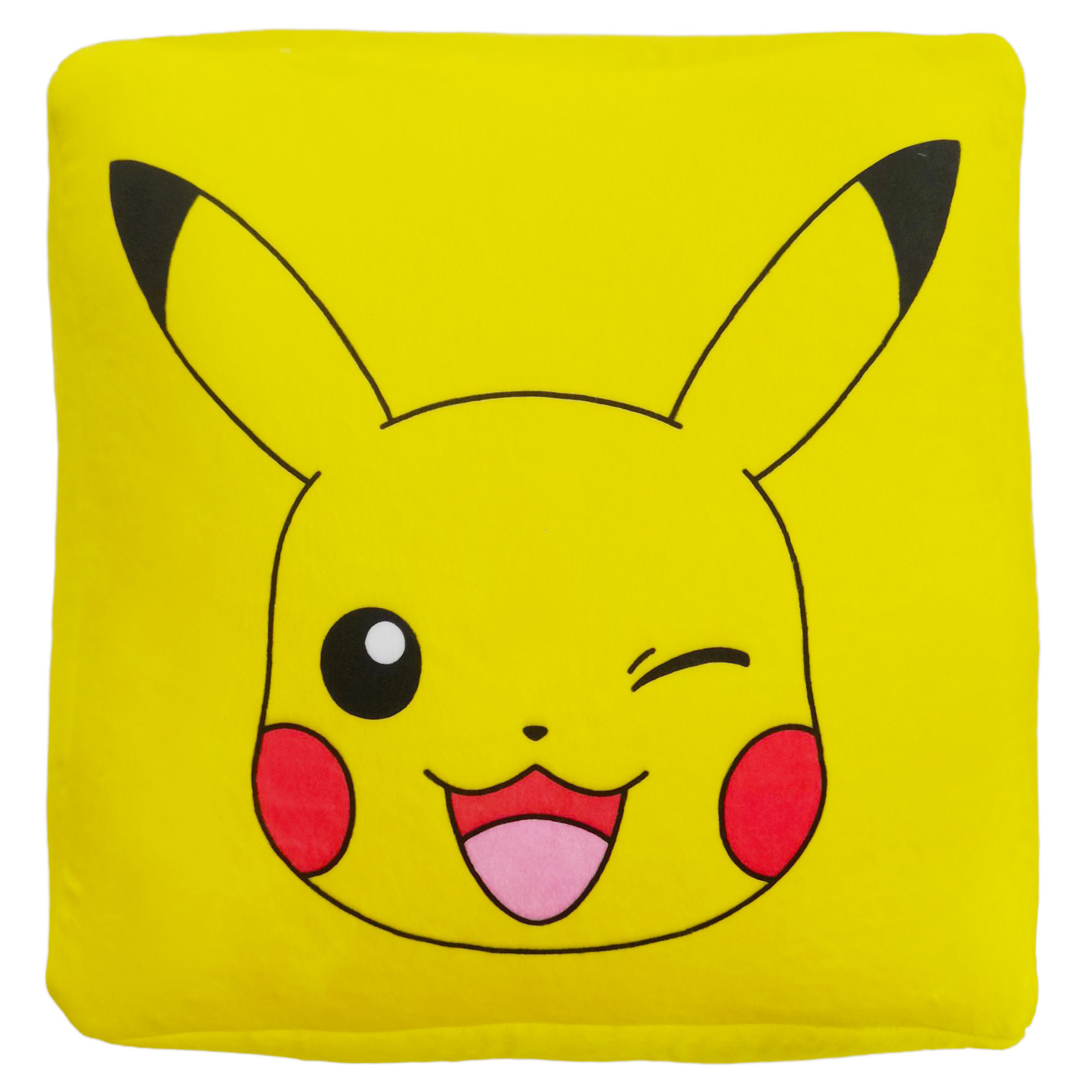 Pokémon Pikachu Kub Plysch Kudde 28 x 28 cm - 6