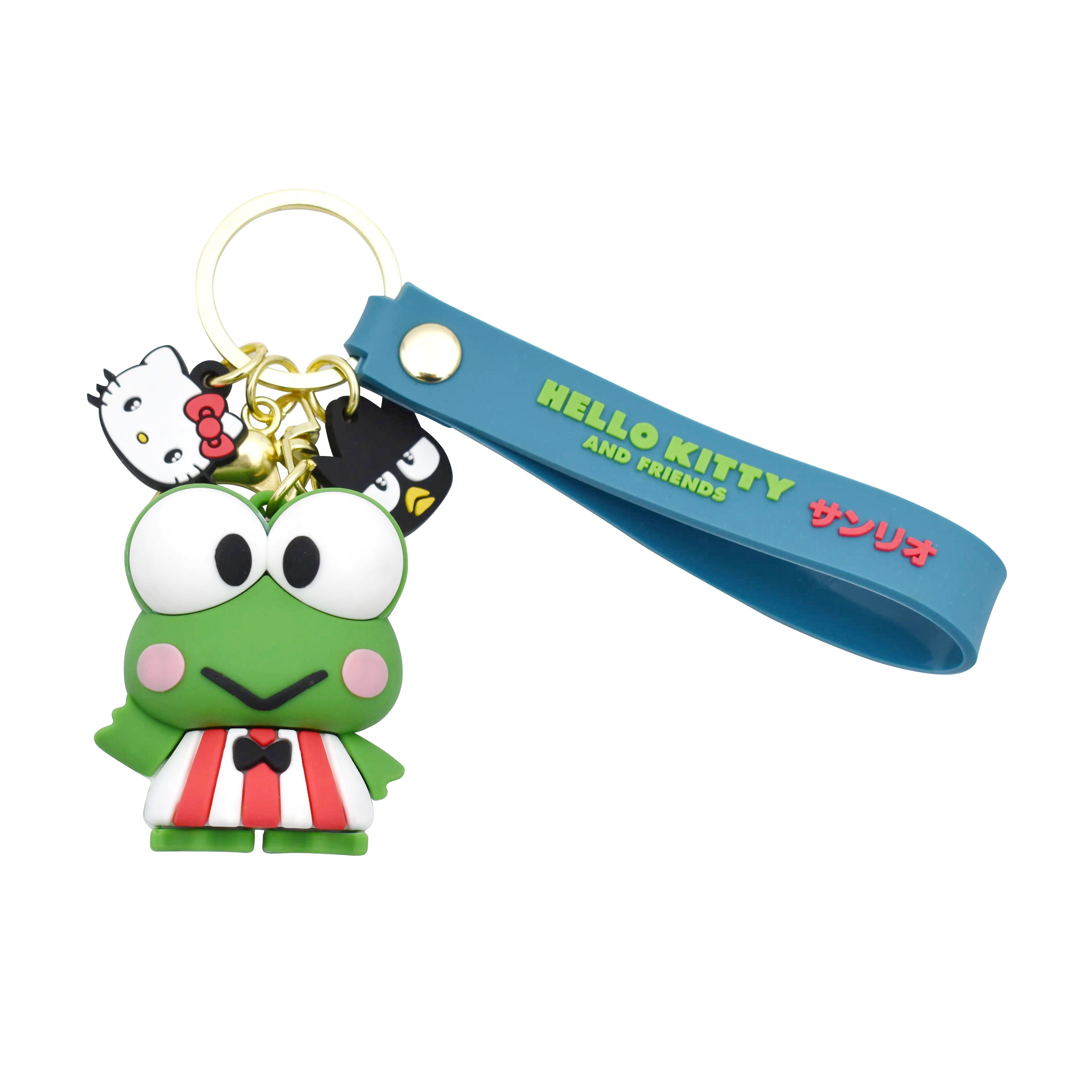 Keroppi 3D nyckelring med silikonband
