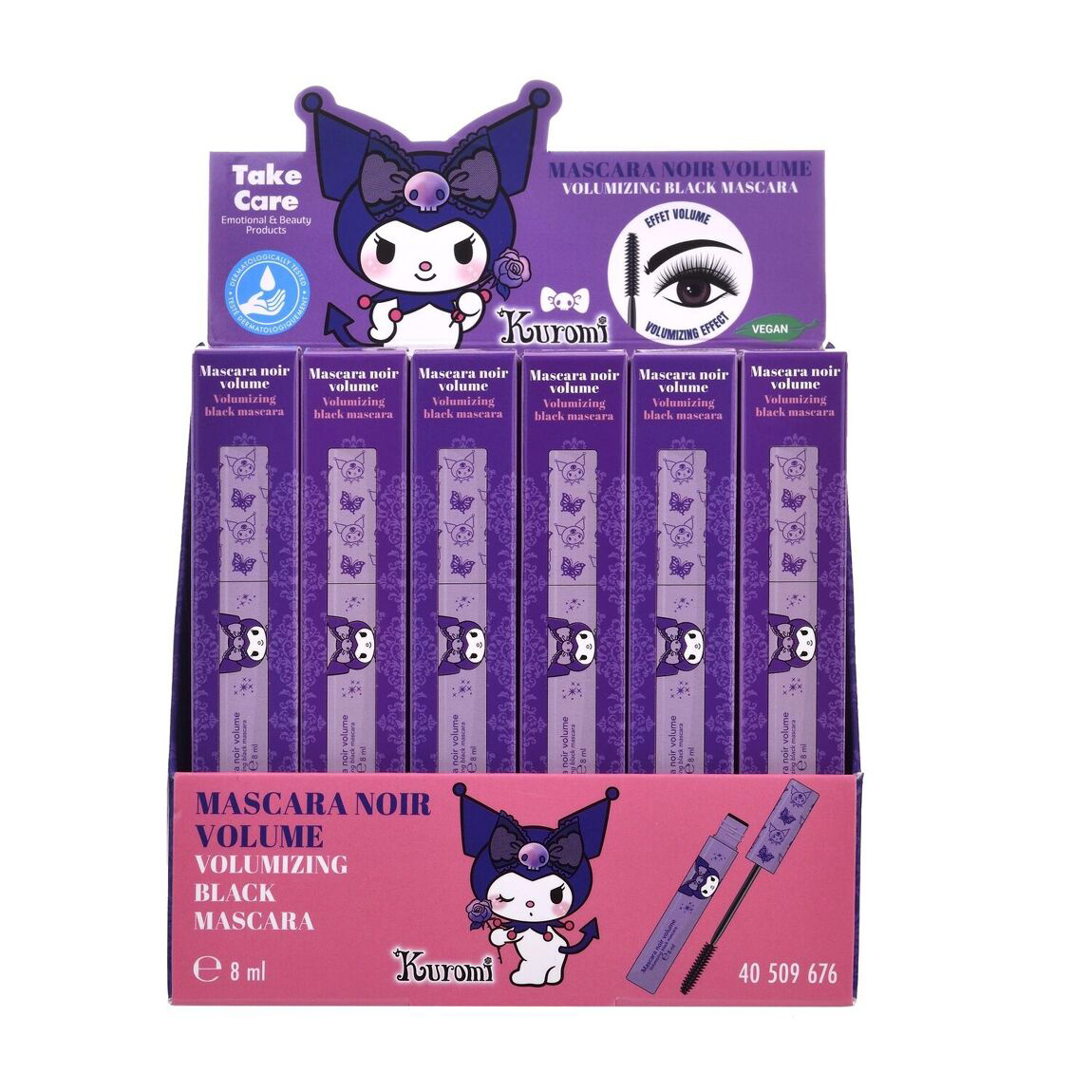 Kuromi Mascara - Svart Volymgivande 8 ml - 3