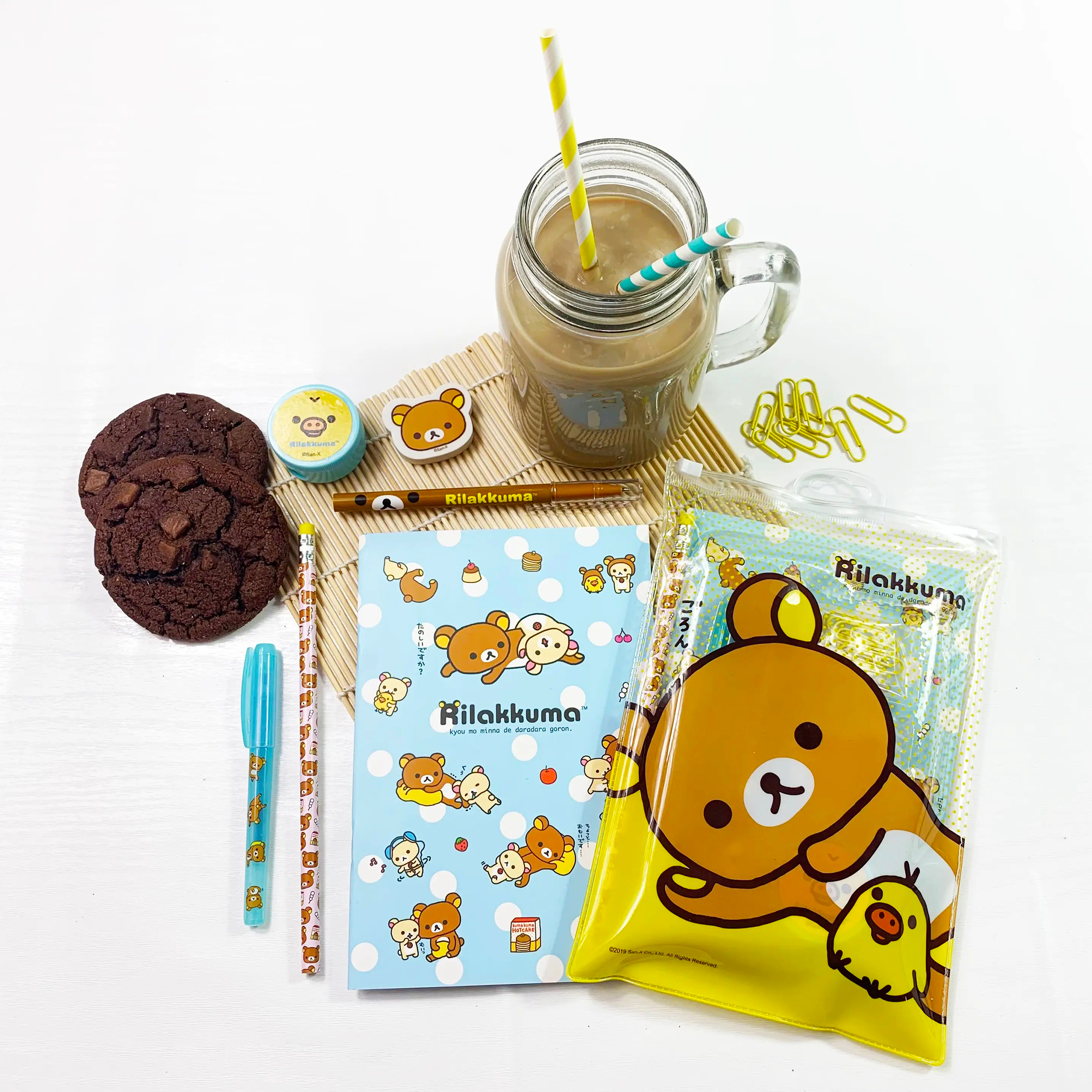 Rilakkuma San-X Pennset i 8 delar - 7