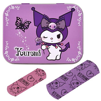 Kuromi Plåster i Metallburk - 24 st