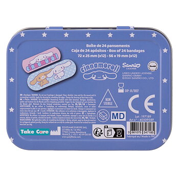 Cinnamoroll Plåster i Metallburk - 24 st
