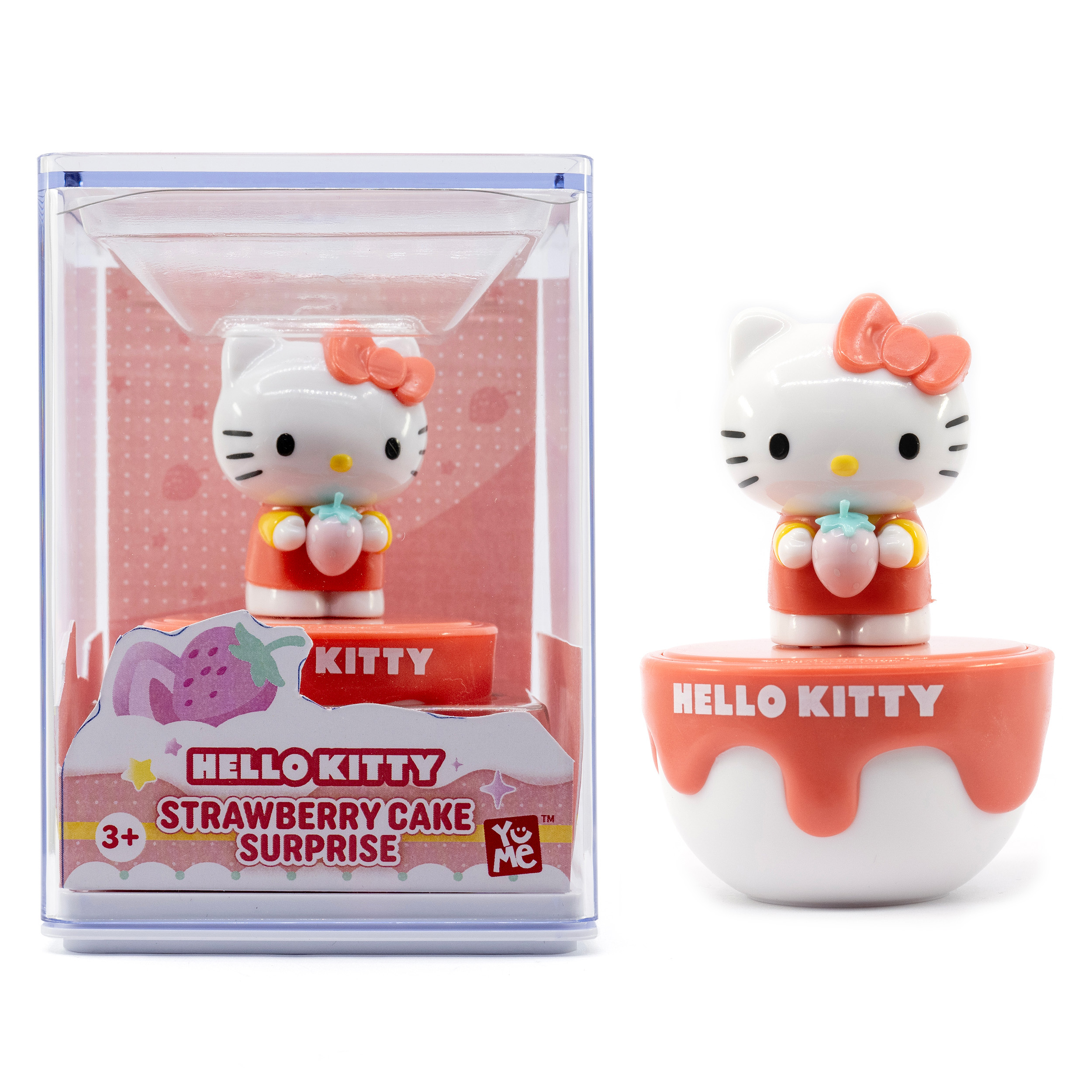 Hello Kitty and Friends: 50th Anniversary Hello Kitty Strawberry Cake Surprise Figure Capsule