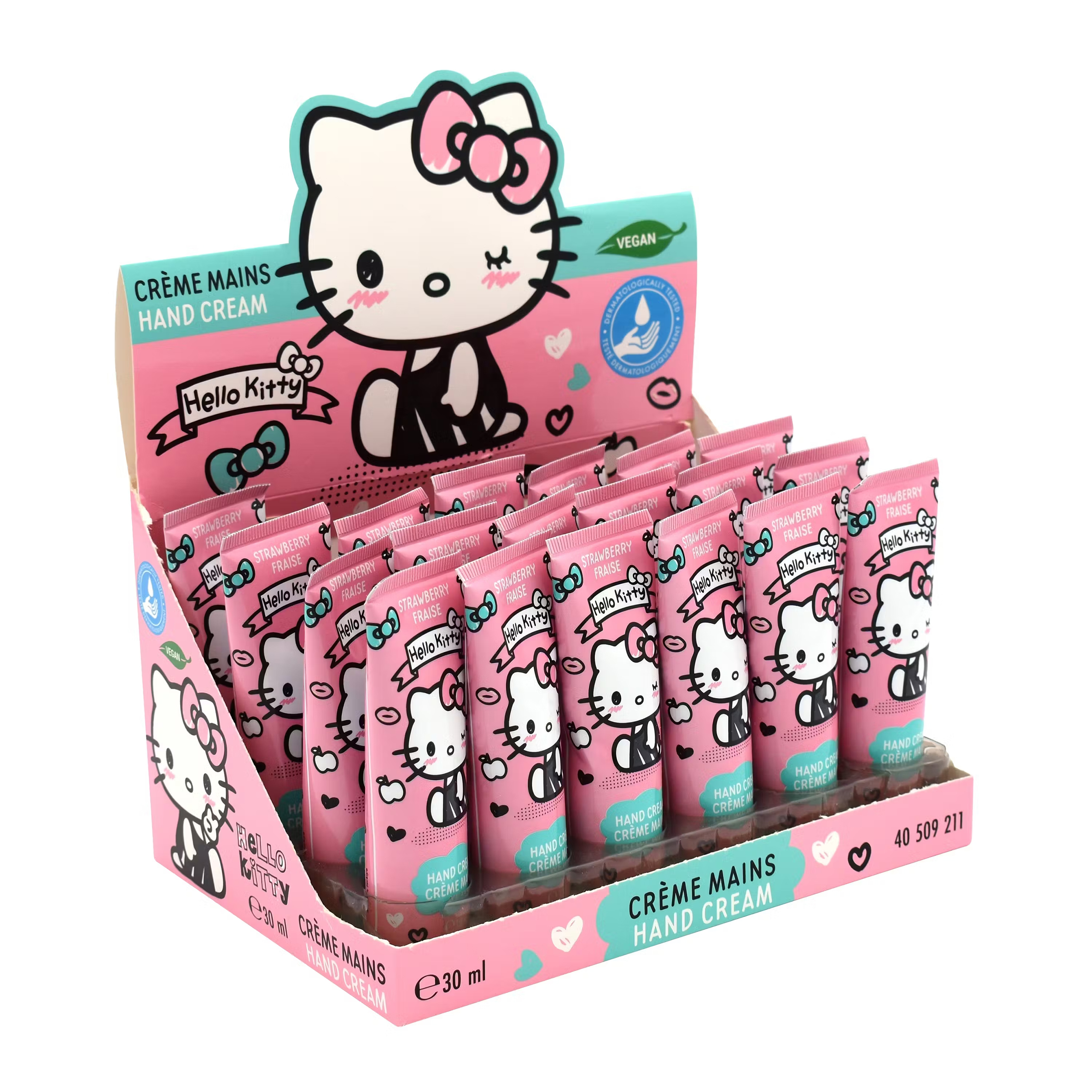 Hello Kitty Fuktgivande Handkräm - Jordgubb 30 ml - 2