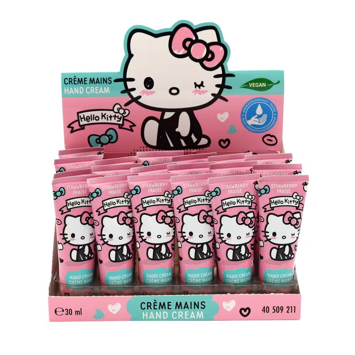 Hello Kitty Fuktgivande Handkräm - Jordgubb 30 ml - 4