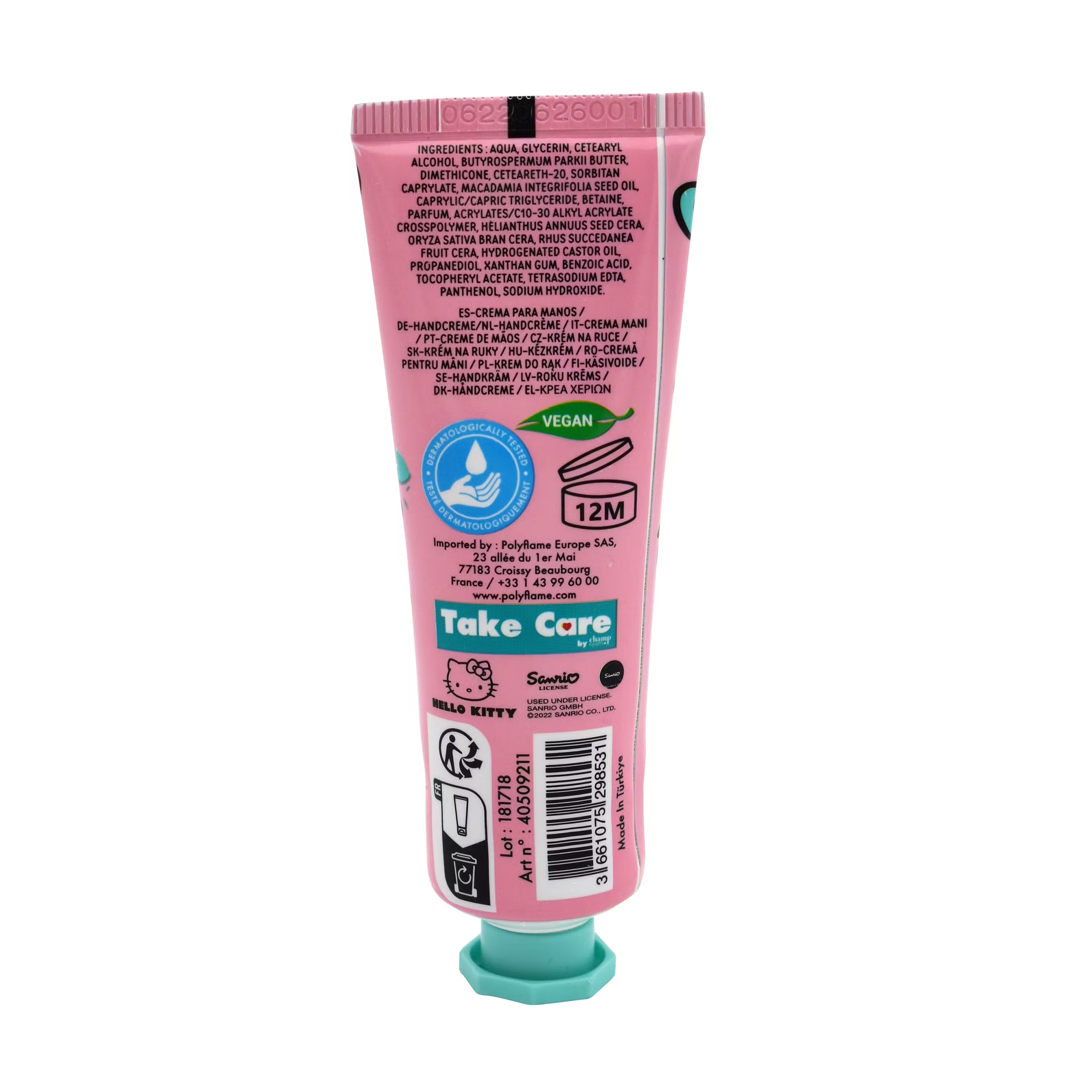 Hello Kitty Fuktgivande Handkräm - Jordgubb 30 ml - 3