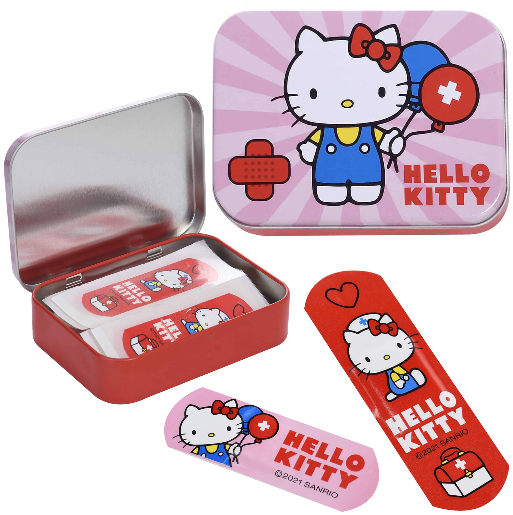 Hello Kitty Plåster i Metallburk - 24 st