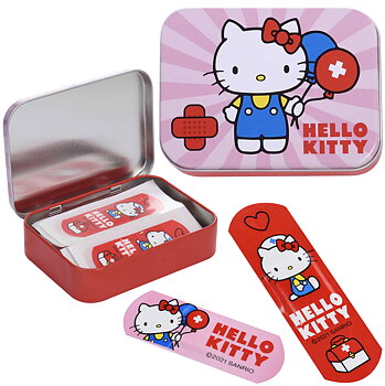 Hello Kitty Plåster i Metallburk - 24 st