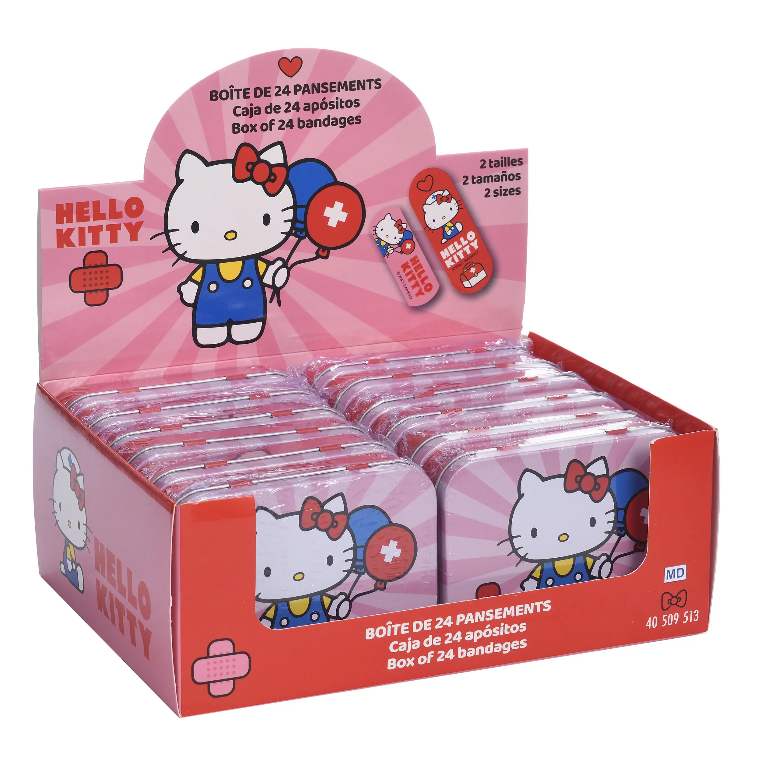 Hello Kitty Plåster i Metallburk - 24 st - 3
