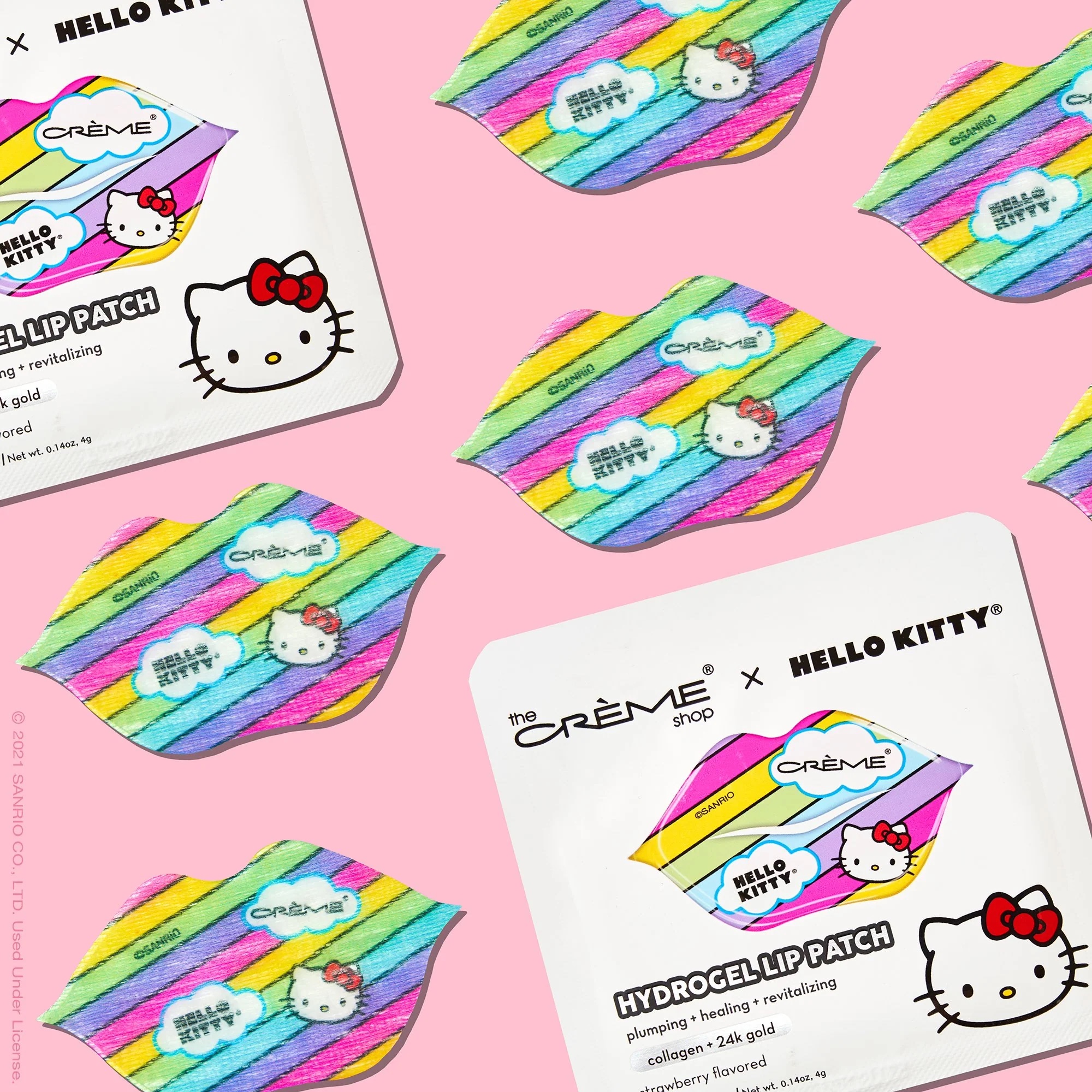 The Créme Shop - Hello Kitty Hydrogel Lip Patch | Strawberry Flavored - 4