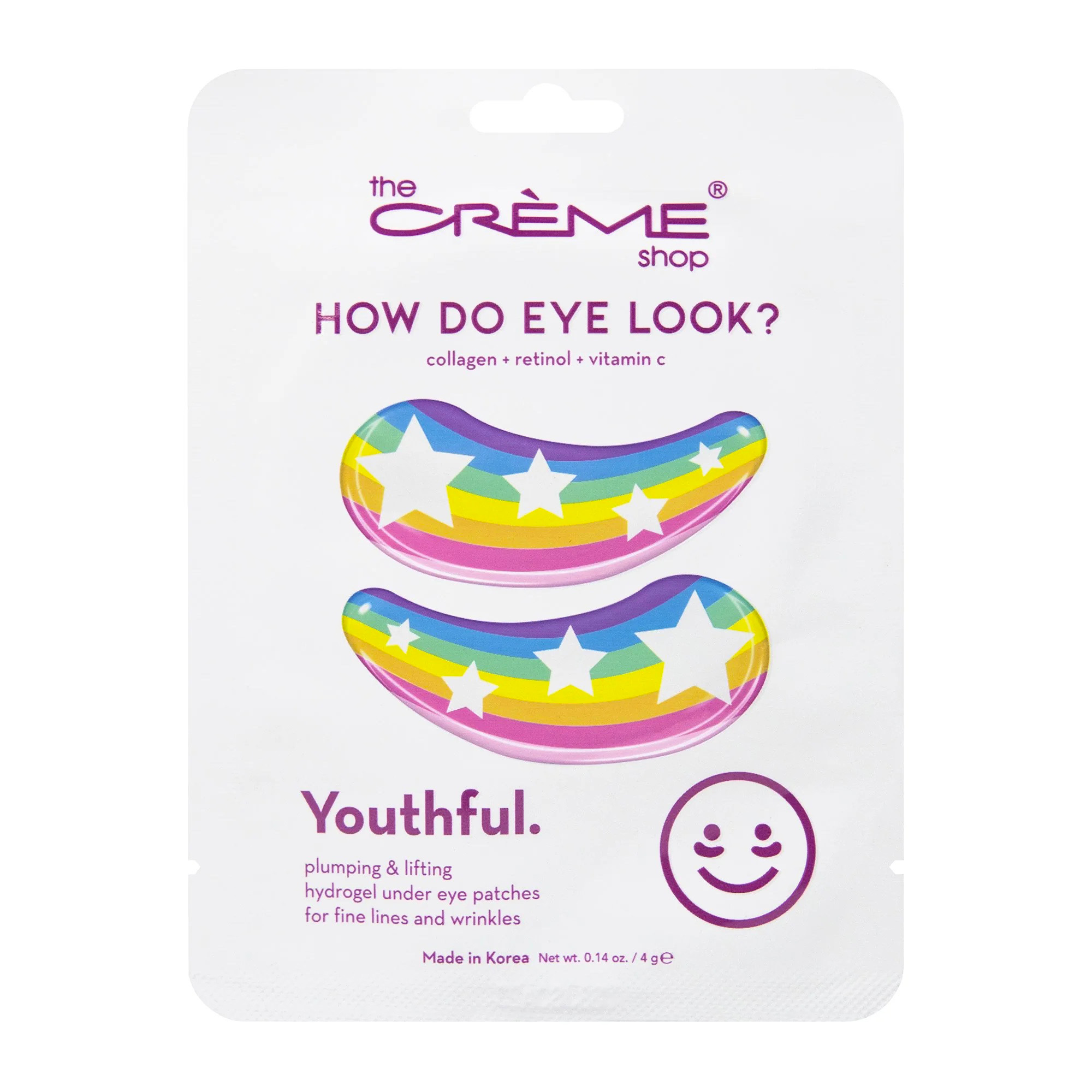 The Crème Shop - How Do Eye Look? - Youthful Under Eye Patches for plumping & lifting