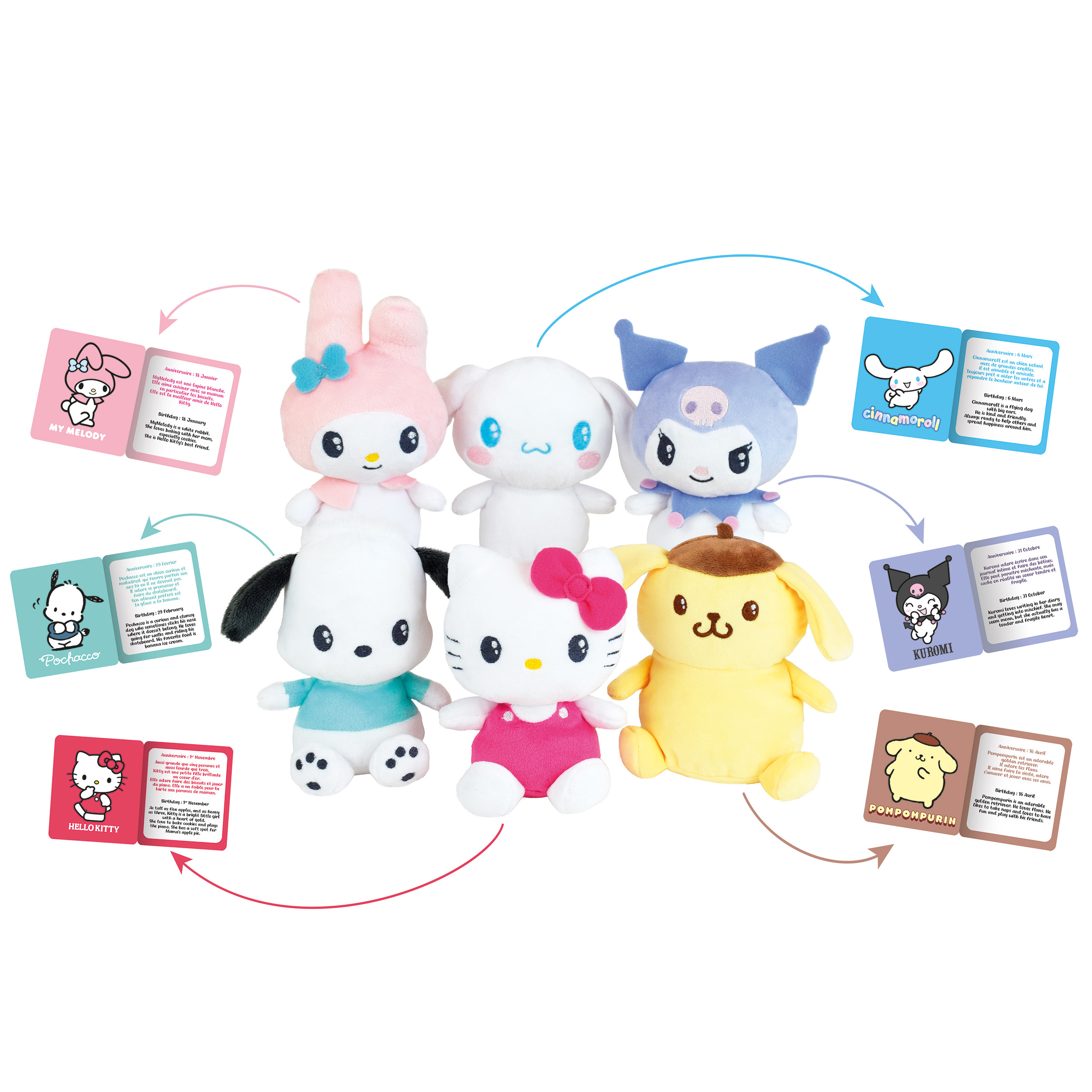 Hello Kitty Mjukis Gosedjur 15cm - 3