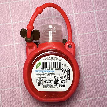 Sanrio Hello Kitty and Friends Handrengöringsgel med Siliconhållare 35 ml
