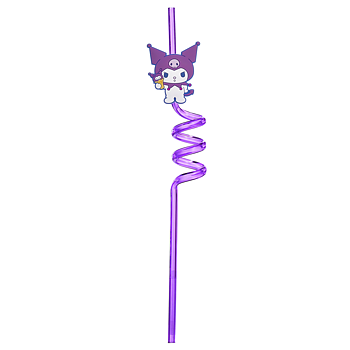 Sanrio Kuromi Återanvändbart Sugrör