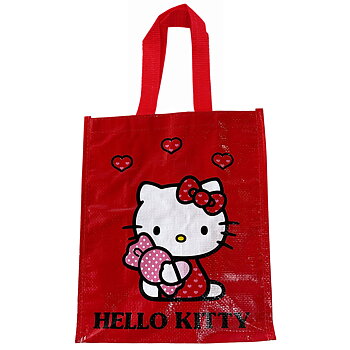 Hello Kitty  Shoppingväska - Röd