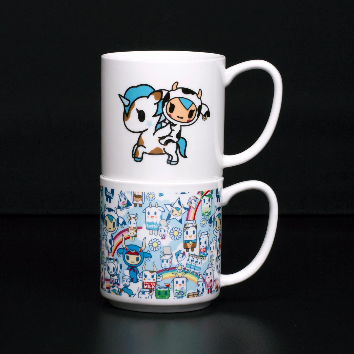 Tokidoki Porslinsmuggar i Presentbox - Set med 2 - 270 ml - Stapelbara  - 4