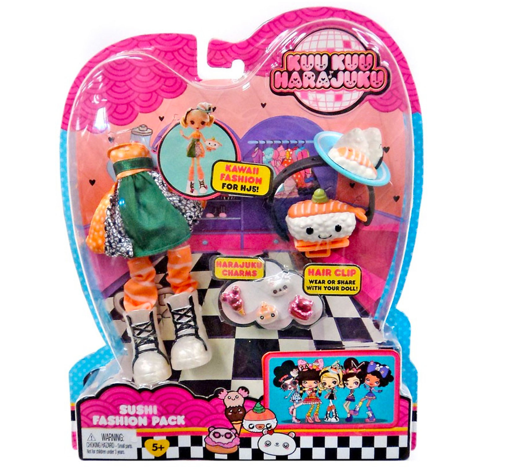 Harajuku Sushi Kuu Kuu Fashion Pack
